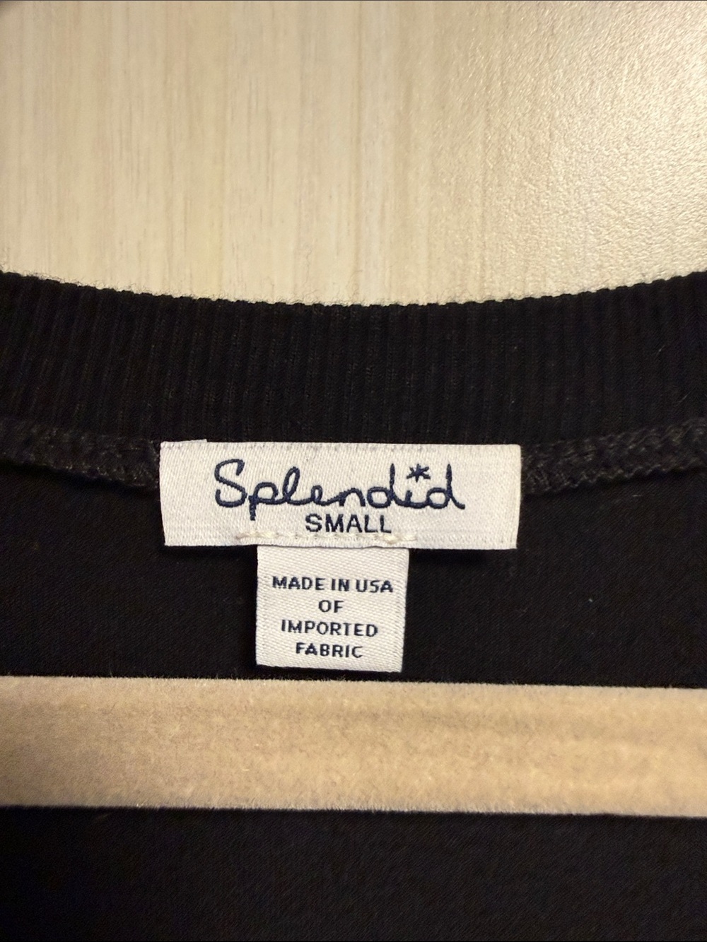 Splendid Black Short Sleeve Pocket Tee Dress - Picture 2 of 4